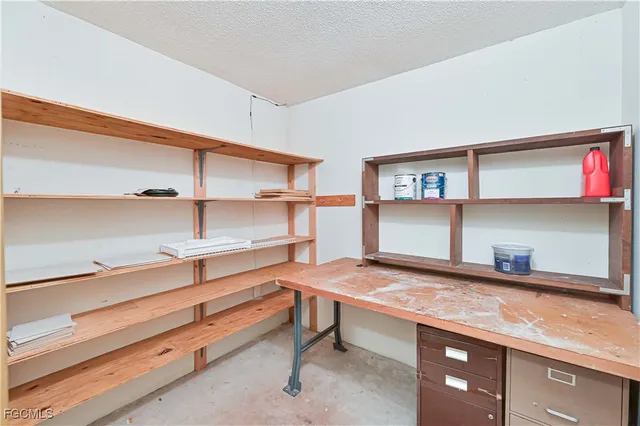 a room with storage and utility