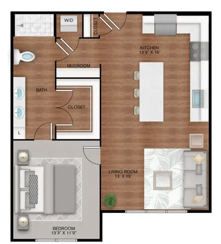 a picture of a brick wall with a white building