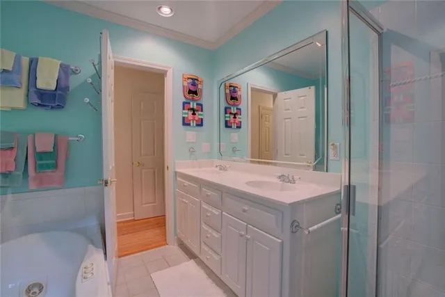 a view of livingroom with furniture and workspace