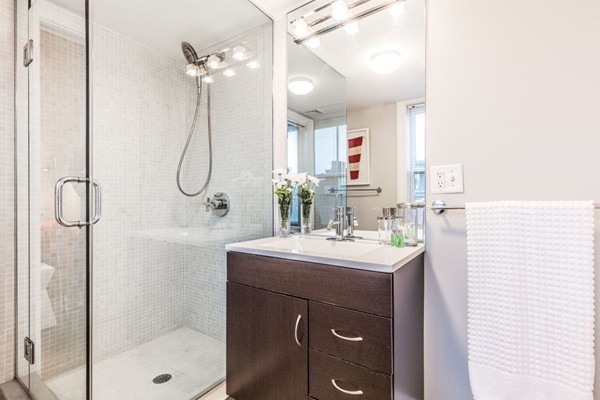 80 Rutland Street, Unit 3 Boston, MA 02118 - Photo 7 of 26 a bathroom with a sink a mirror a vanity and shower