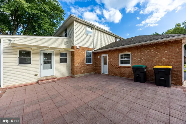 a view of a house with a patio
