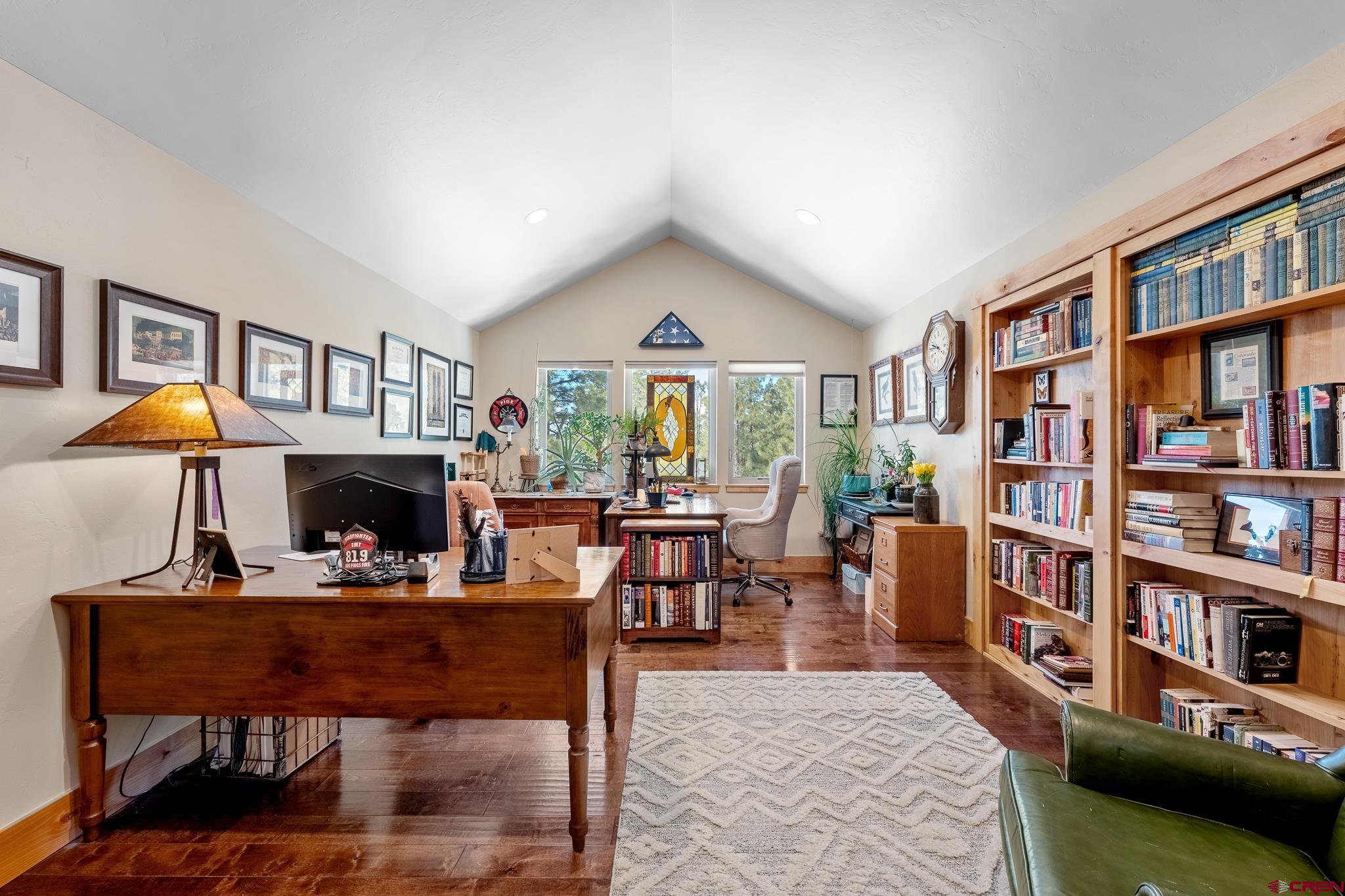 51 West Fork Road Durango, CO 81303 - Photo 20 of 35 a living room with furniture and a fireplace