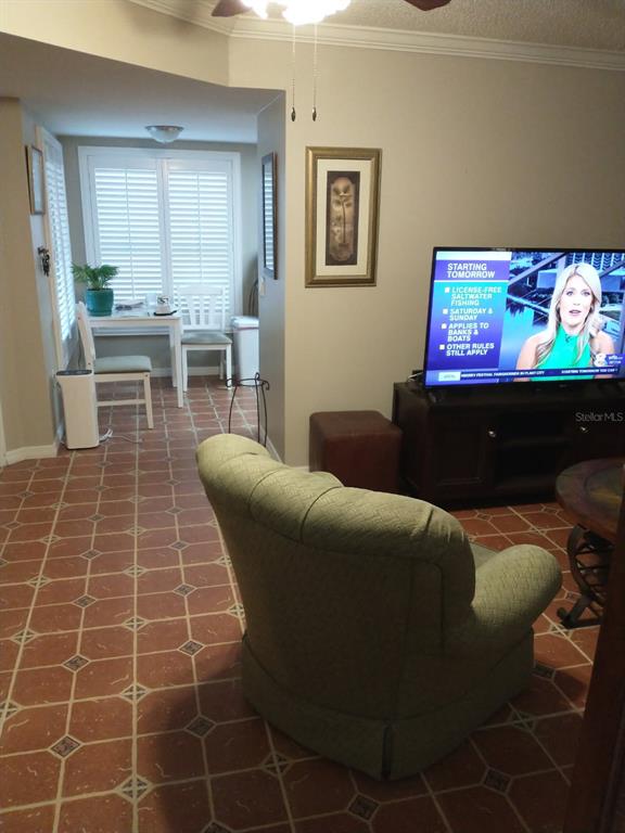 11541 Orleans Lane Port Richey, FL 34668 - Photo 13 of 24 a living room with furniture a flat screen tv and a window