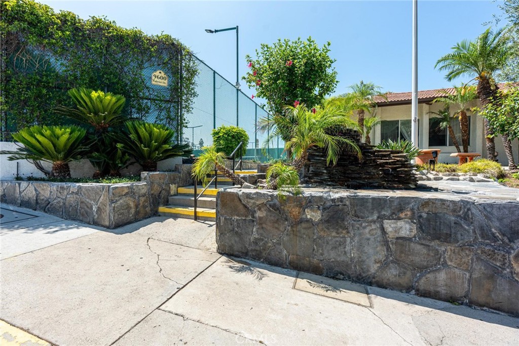 9576 Vía Bernardo Burbank, CA 91504 - Photo 31 of 38 a view of swimming pool with outdoor seating and plants