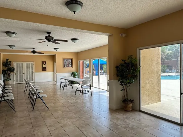 a view of room with chair and table