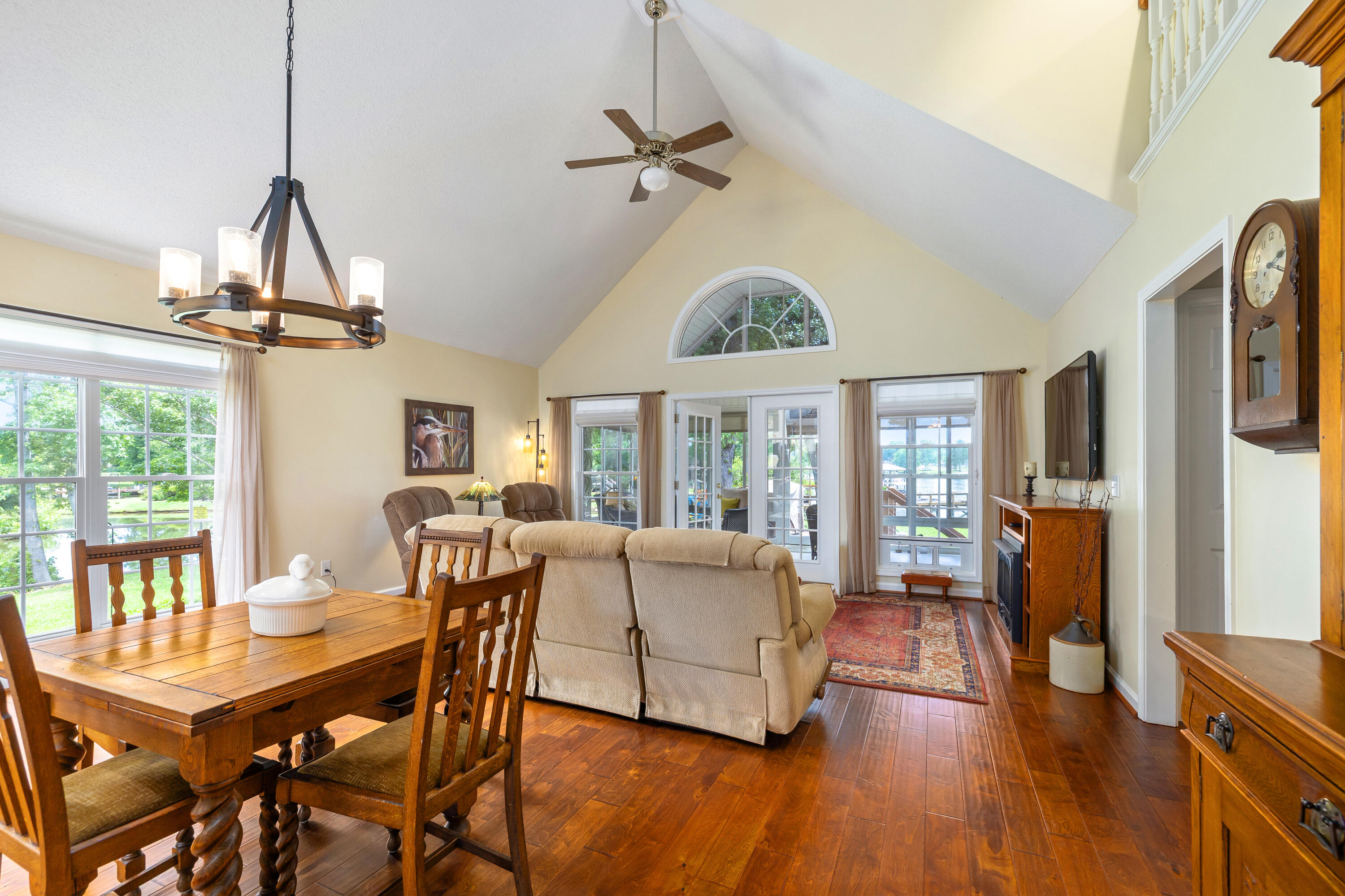 13 Ridge Lake Drive Manning, SC 29102 - Photo 17 of 40 Open Family Room Leads to Sunroom