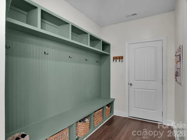 a area with wooden floor