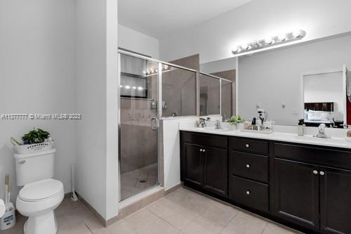 3772 Southeast 2nd Drive, Unit 3772 Homestead, FL 33033 - Photo 21 of 36 a bathroom with a sink vanity toilet and shower