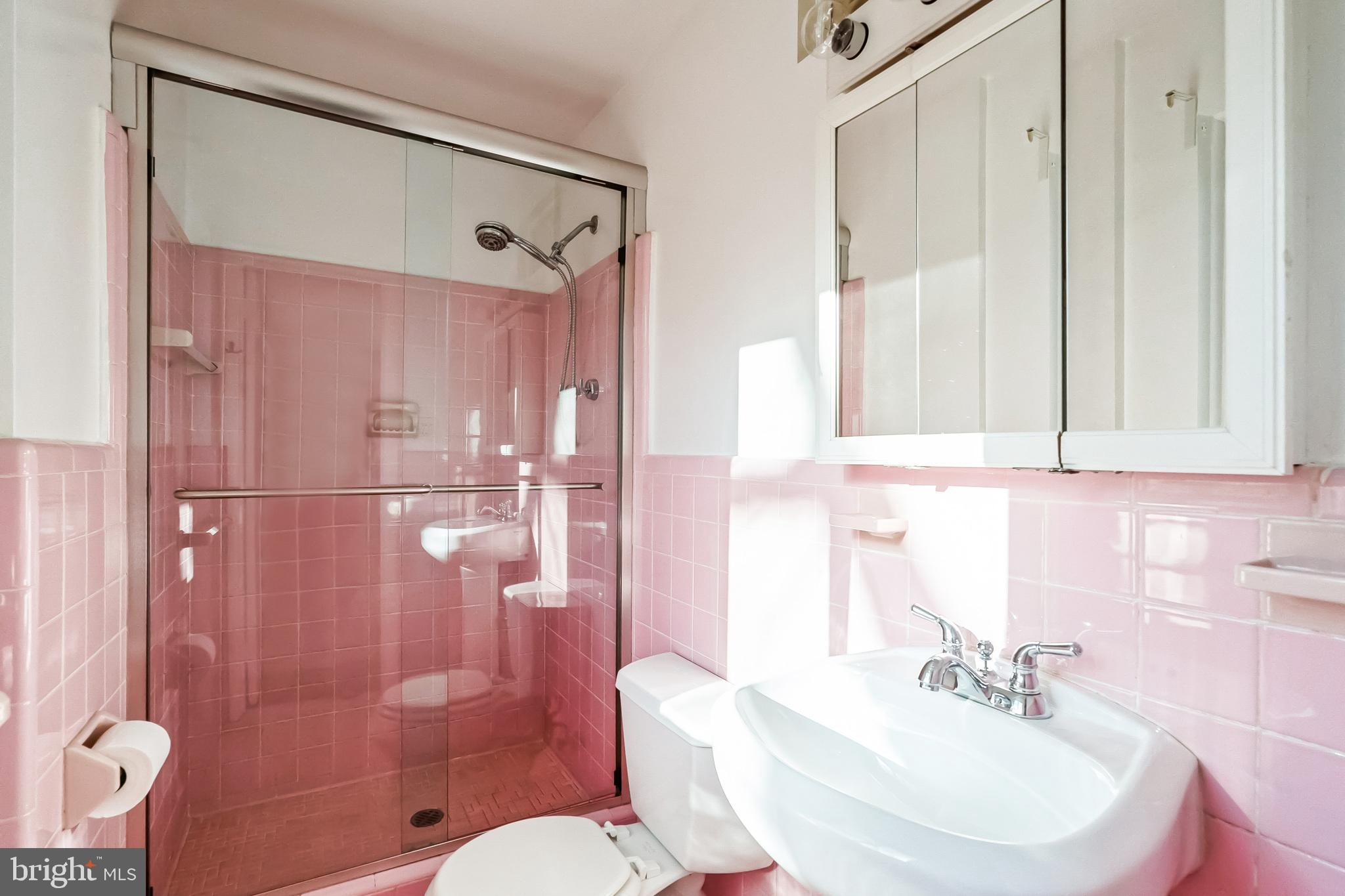 2215 Solmar Drive Silver Spring, MD 20904 - Photo 23 of 34 a bathroom with a sink toilet a mirror and shower
