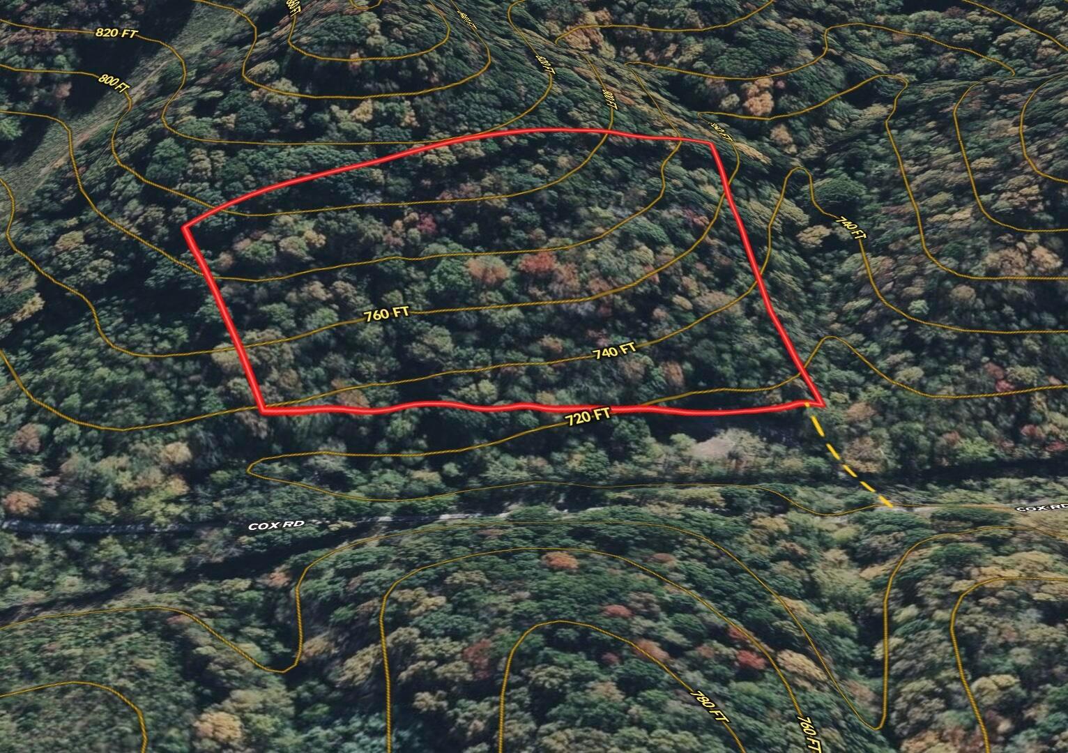 0 East Side Geer Mill Road Vinton, OH 45686 - Photo 27 of 27 Contour lines