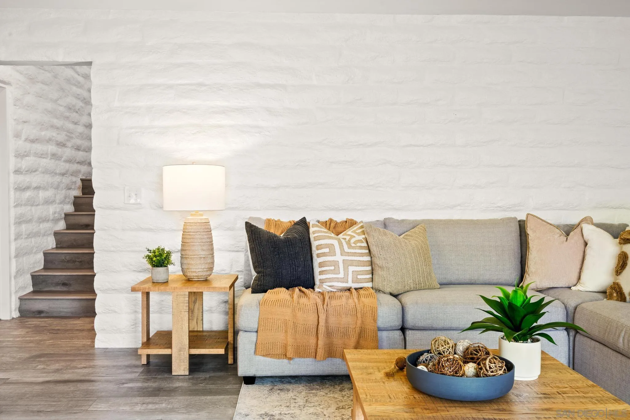 2544 Navarra Drive, Unit 17 Carlsbad, CA 92009 - Photo 11 of 24 a living room with furniture and a potted plant