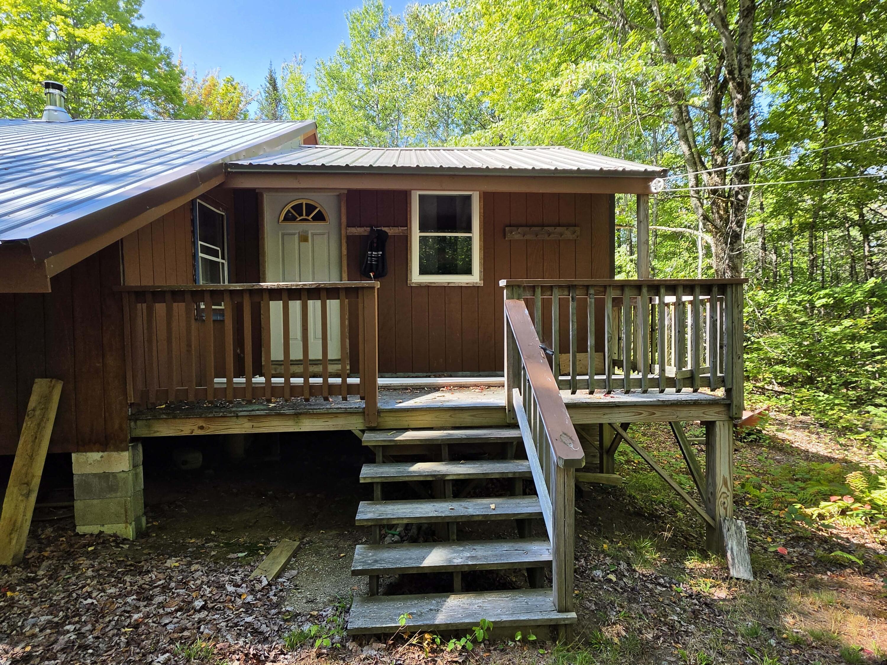 145 East Gulch Road Thorndike, ME 04986 - Photo 19 of 24 Rear Deck