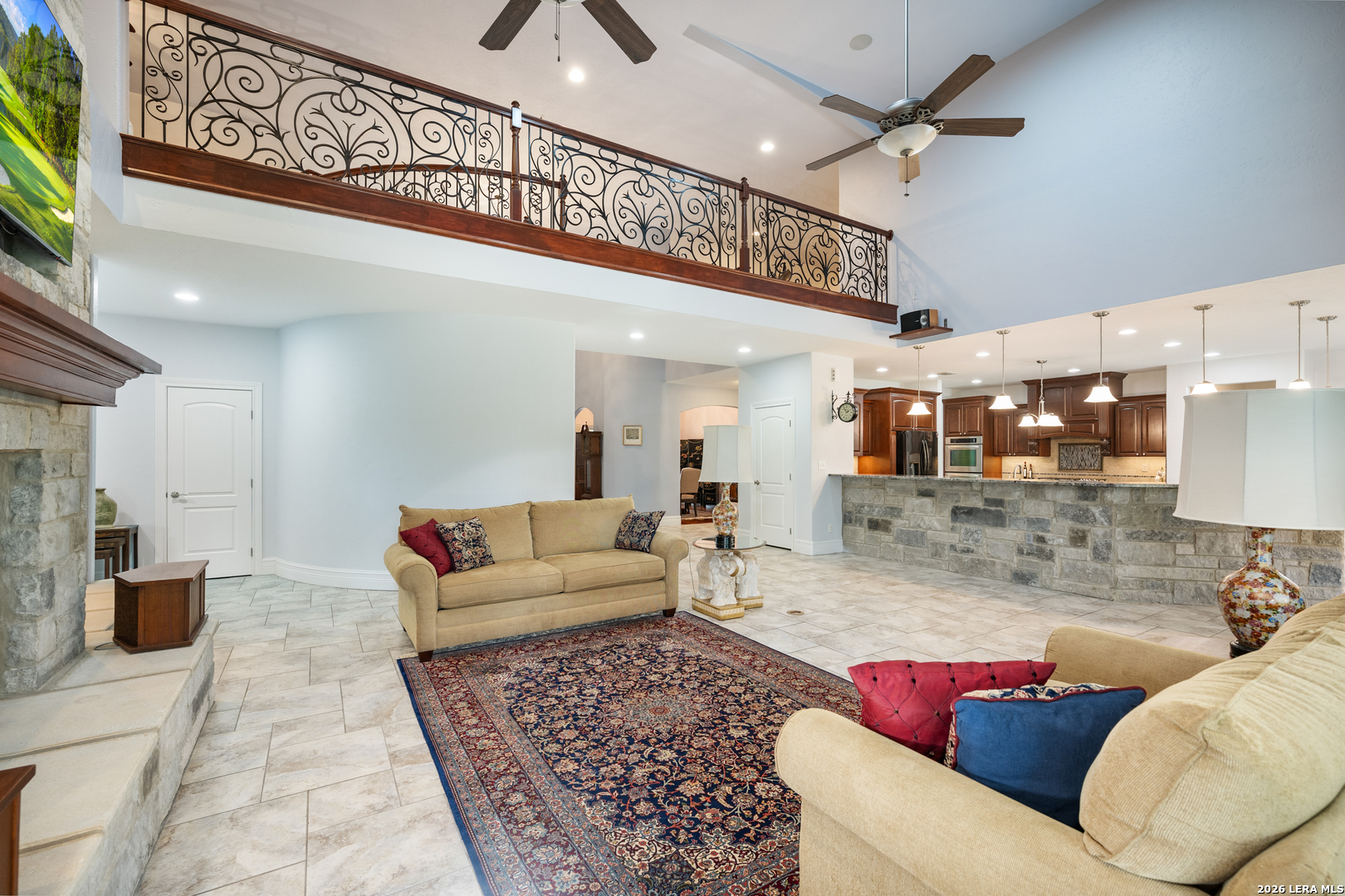613 Saxet Trail Spring Branch, TX 78070 - Photo 9 of 50 a living room with furniture and a rug
