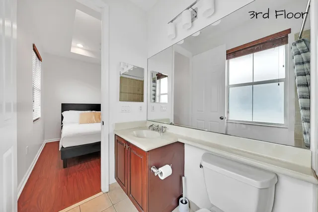 an aerial view of a city with lots of residential buildings