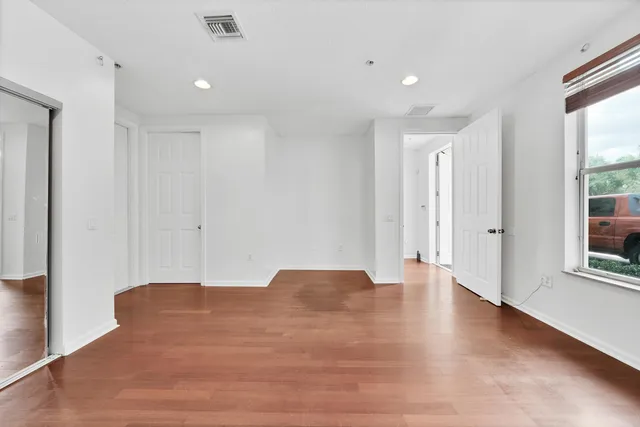 wooden floor in an empty room