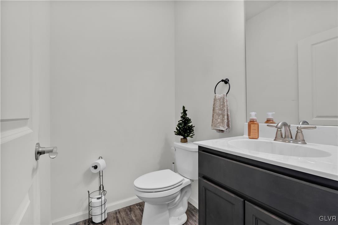 152 Corktree Road Kunkletown, PA 18058 - Photo 20 of 49 a bathroom with a sink toilet and vanity