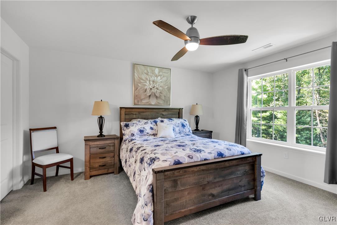 152 Corktree Road Kunkletown, PA 18058 - Photo 24 of 49 a bedroom with a bed and a window