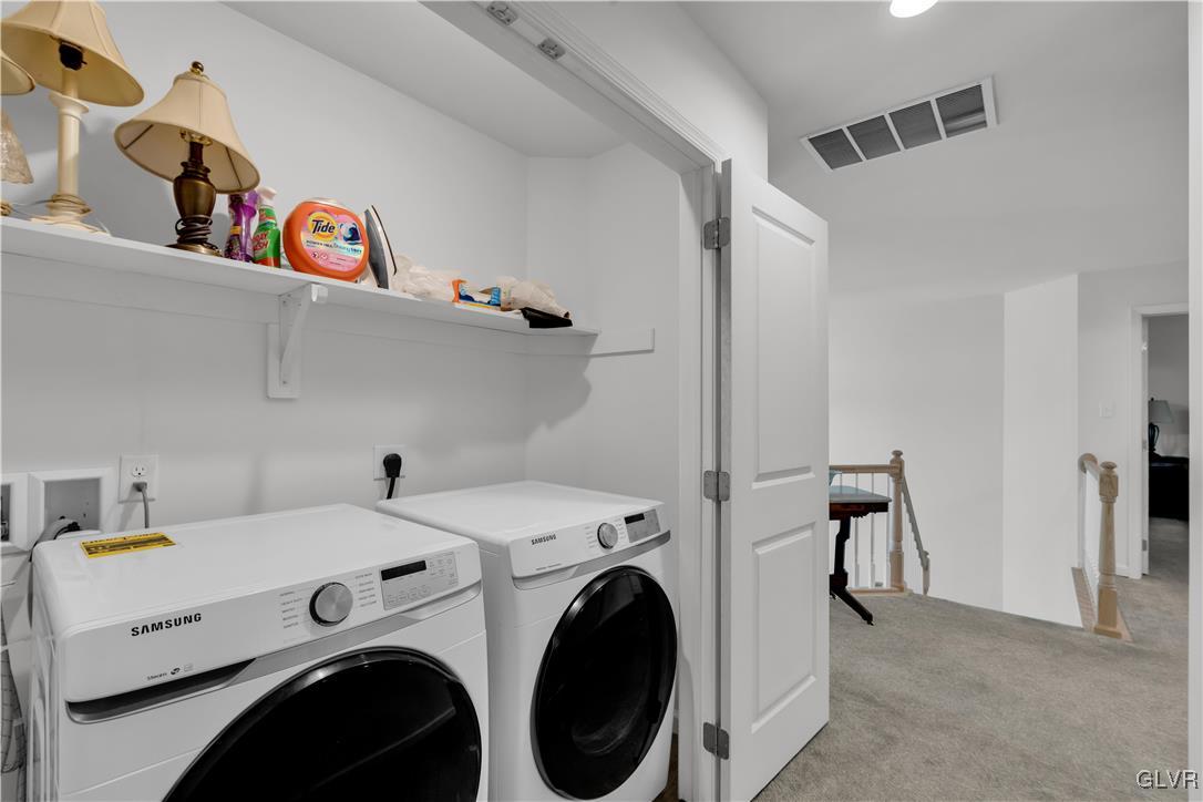152 Corktree Road Kunkletown, PA 18058 - Photo 34 of 49 a utility room with dryer and washer