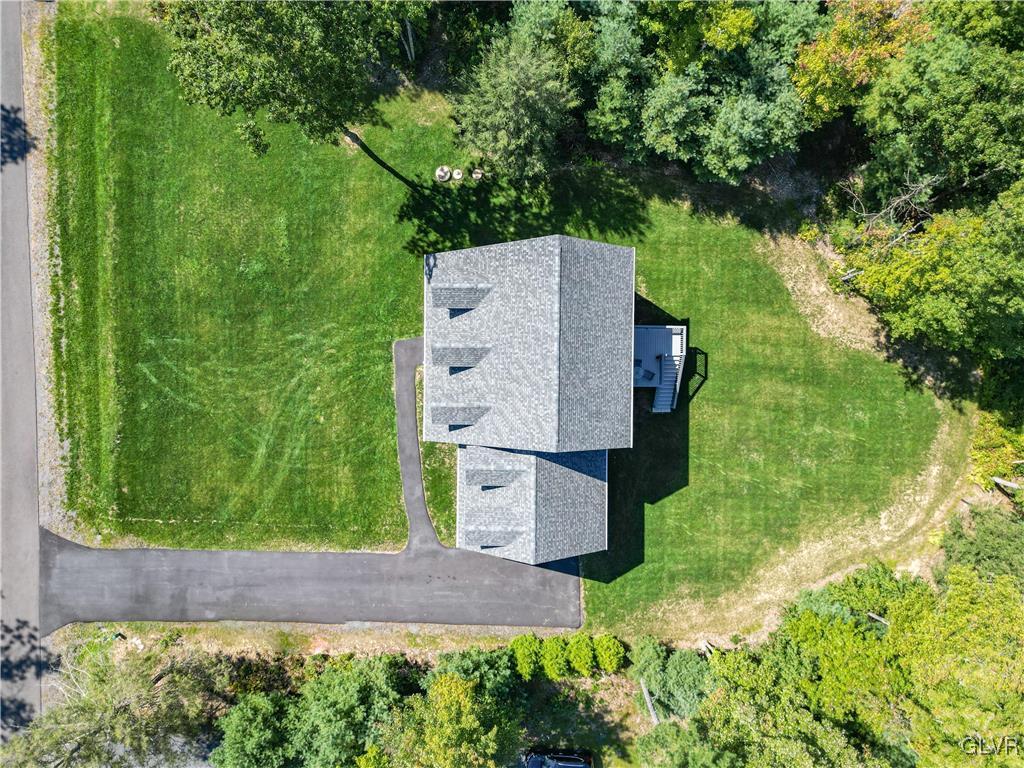 152 Corktree Road Kunkletown, PA 18058 - Photo 44 of 49 an aerial view of residential house with outdoor space and trees all around