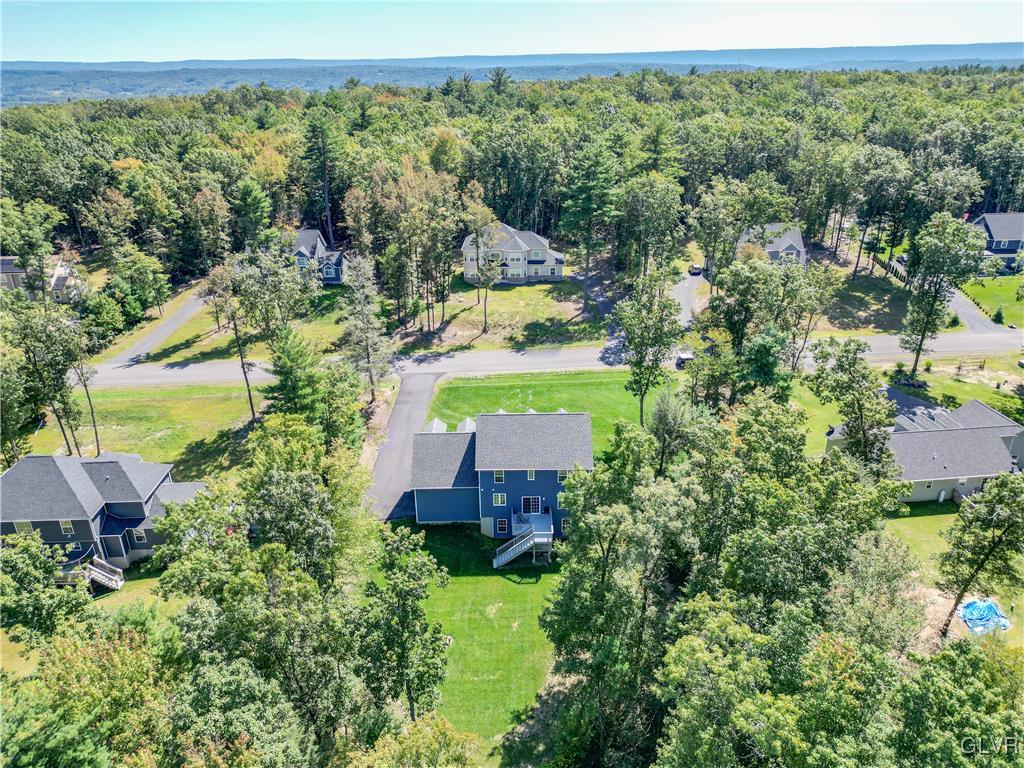 152 Corktree Road Kunkletown, PA 18058 - Photo 47 of 49 an aerial view of a house with yard swimming pool and outdoor seating