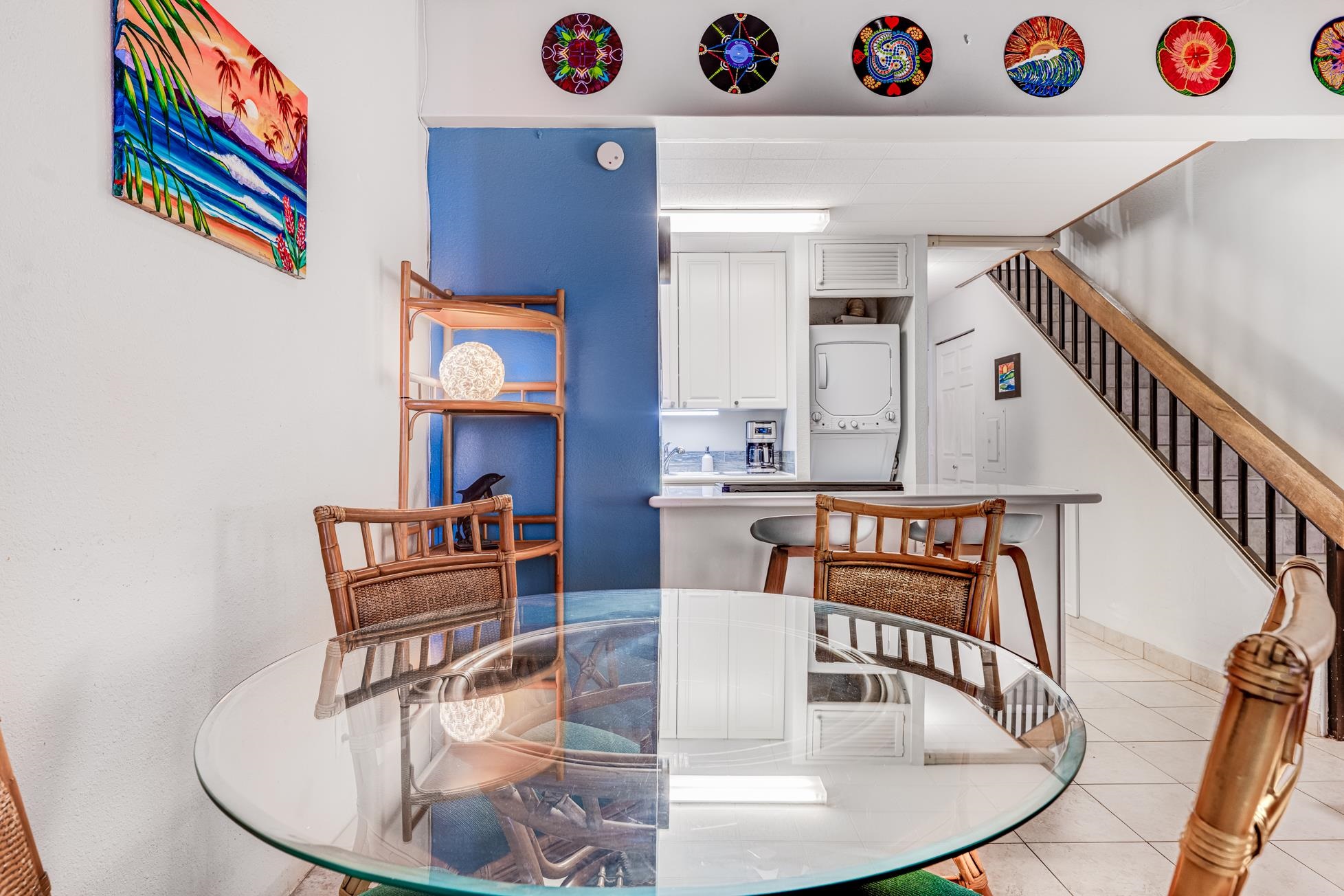 2191 South Kihei Road, Unit 3402 Kihei, HI 96753 - Photo 5 of 50 a view of livingroom and dining room with furniture wooden floor and windows