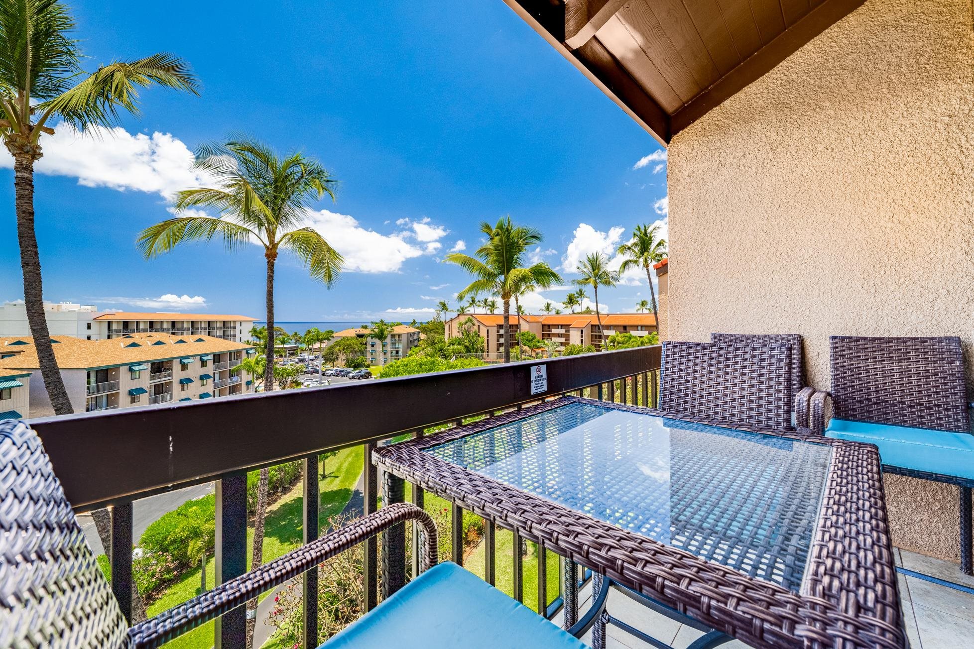 2191 South Kihei Road, Unit 3402 Kihei, HI 96753 - Photo 10 of 50 a view of a balcony with furniture