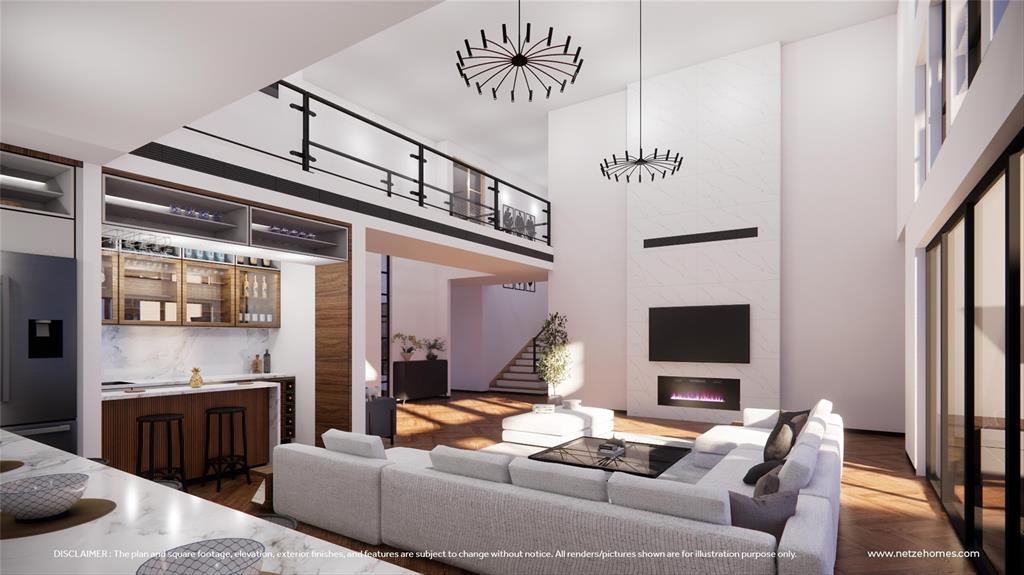 3605 Sky Rdg Lane Melissa, TX 75454 - Photo 12 of 18 a living room with furniture and a flat screen tv