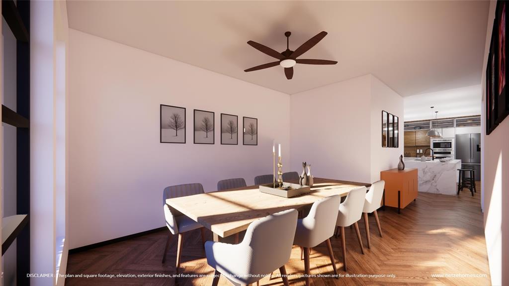 3605 Sky Rdg Lane Melissa, TX 75454 - Photo 13 of 18 a view of a dining room with furniture and a potted plant