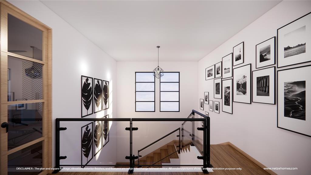 3605 Sky Rdg Lane Melissa, TX 75454 - Photo 14 of 18 a view of entryway and hall with wooden floor