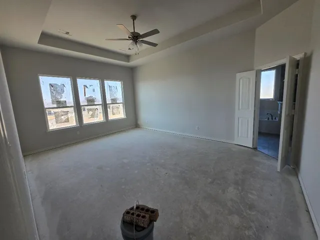 a view of a livingroom with a window
