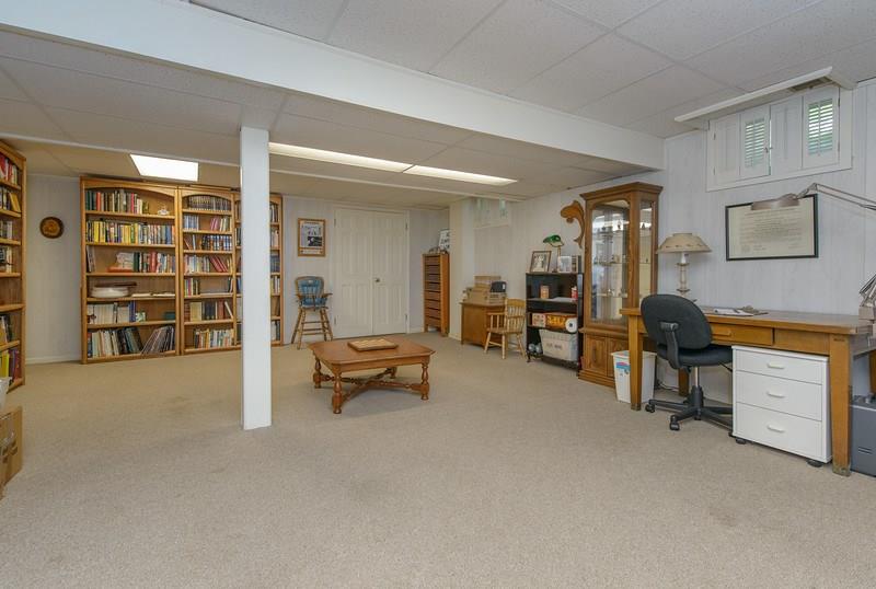 135 Witherow Road Sewickley, PA 15143 - Photo 23 of 25 Lower level gamedroom. Carpeted, well lighted with lots of room to play, exercise or pursue hobbies.
