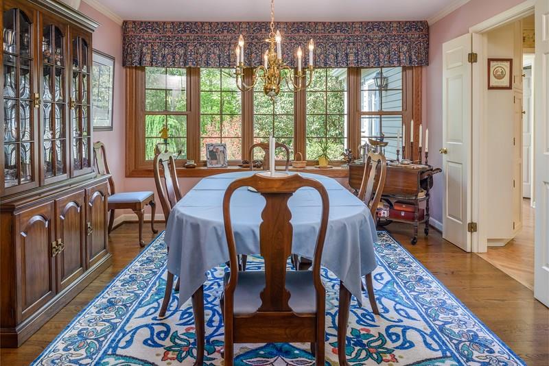 135 Witherow Road Sewickley, PA 15143 - Photo 9 of 25 The formal dining room has a window wall to the rear of the property. Hardwood floors, and quick access to kitchen.