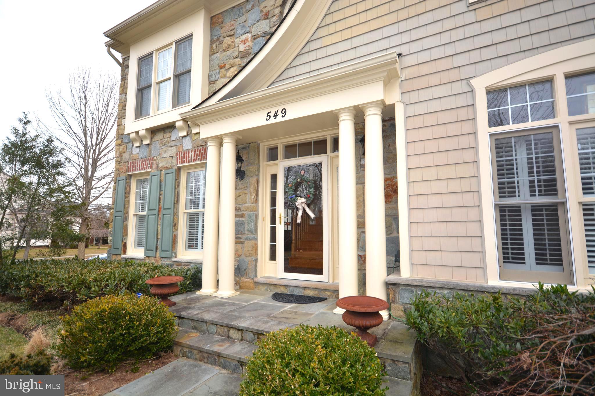 549 Coover Road Annapolis, MD 21401 - Photo 3 of 43 Flagstone walkway to lovely covered entrance.