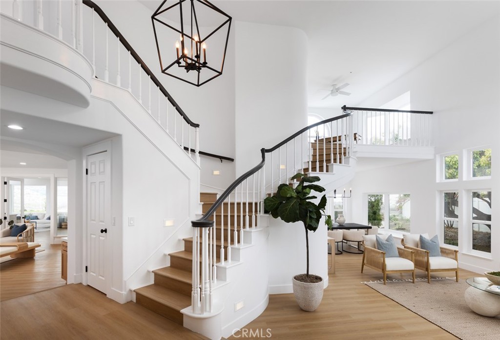 2001 Via Aguila San Clemente, CA 92673 - Photo 8 of 53 a view of entryway and hall with wooden floor