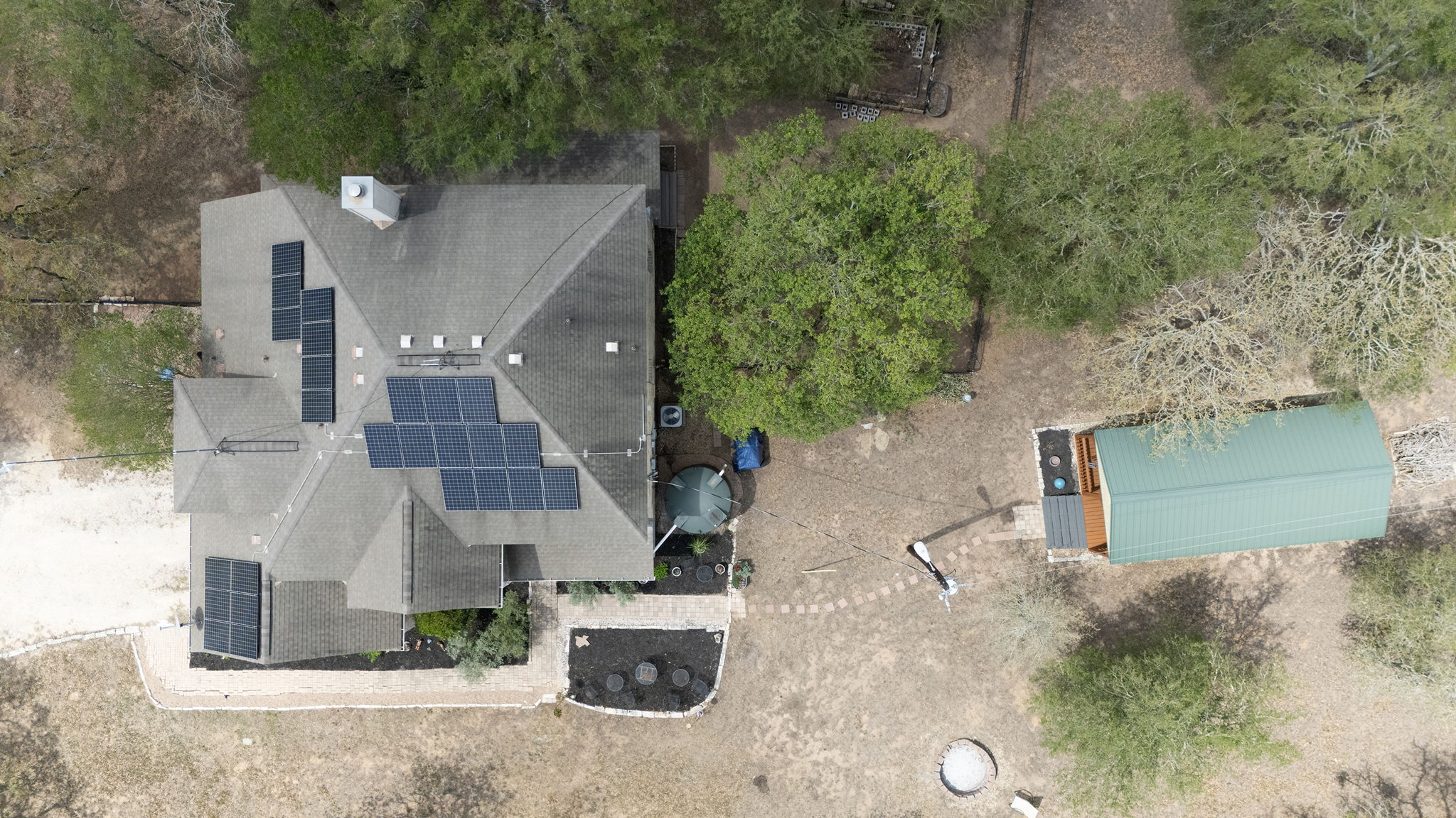 202 The Oaks Boulevard Elgin, TX 78621 - Photo 37 of 40 View from above of property