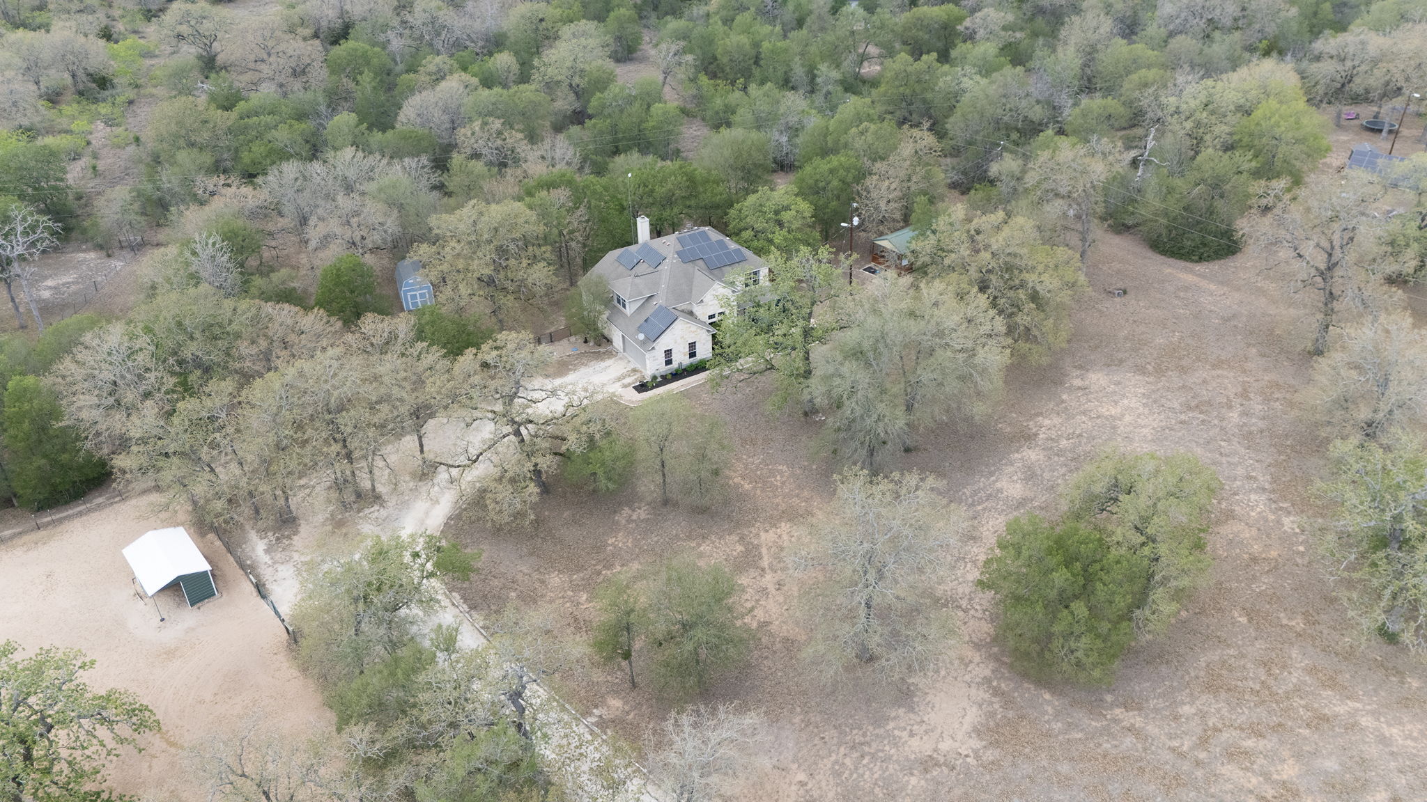 202 The Oaks Boulevard Elgin, TX 78621 - Photo 38 of 40 View from above of property