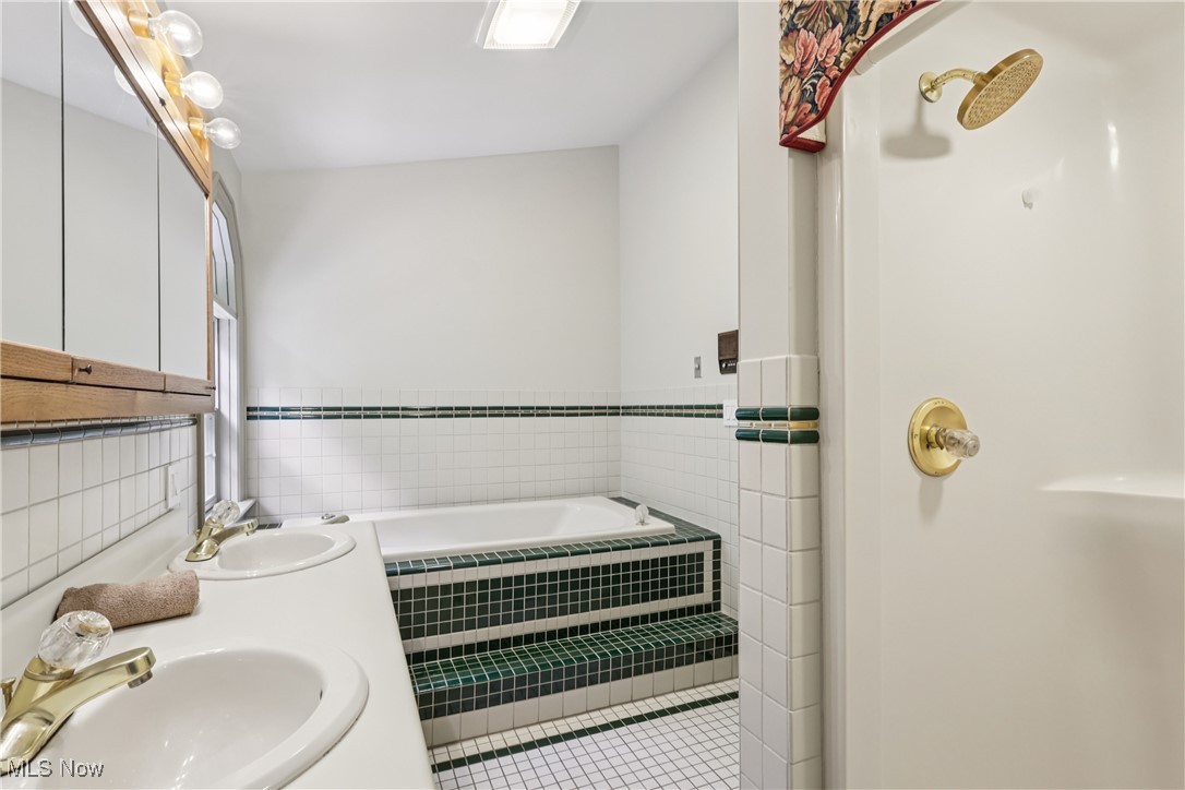 4488 South Raccoon Road Canfield, OH 44406 - Photo 24 of 49 Features a walk-in shower and jacuzzi tub