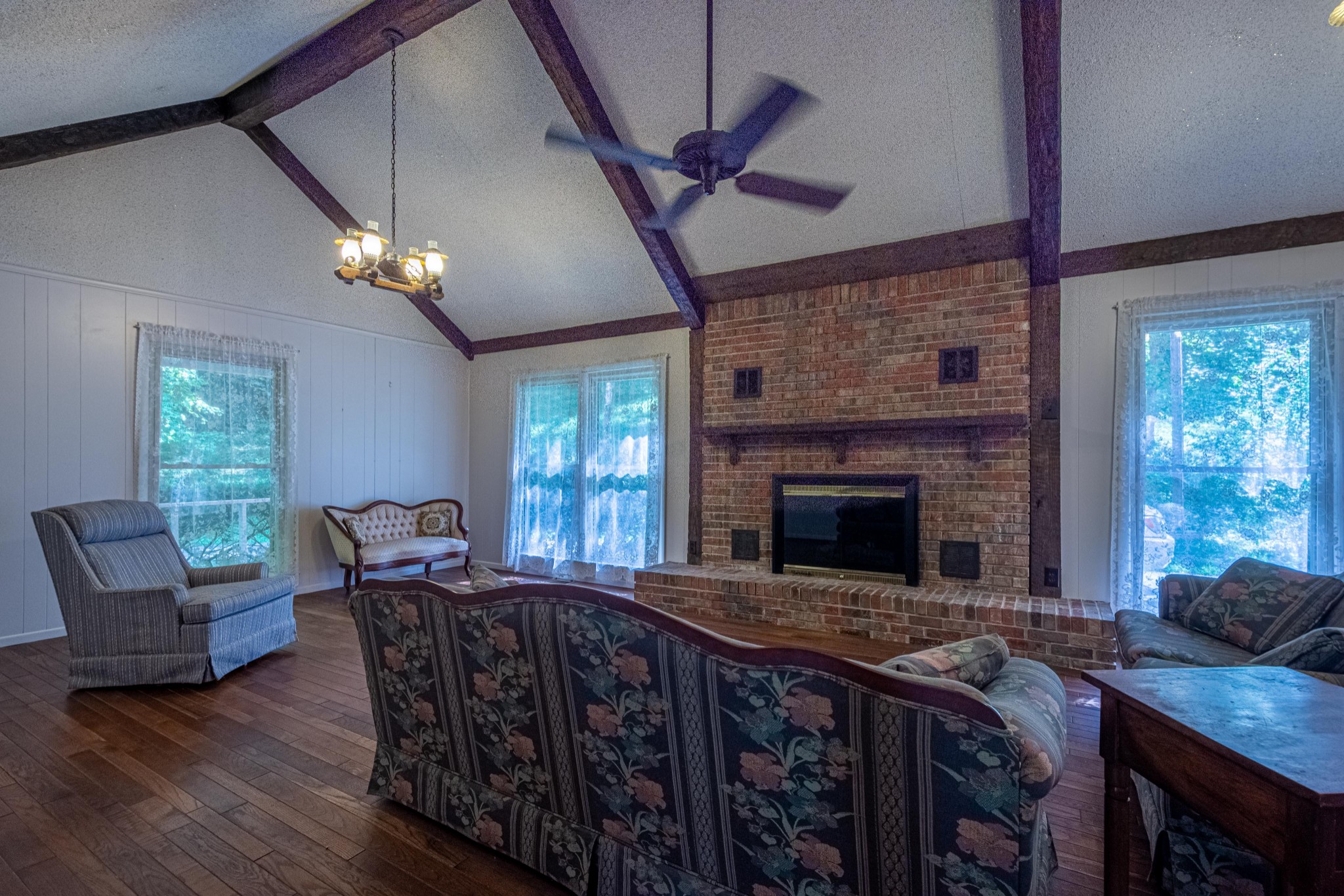 2842 Dog Branch Road Prospect, TN 38477 - Photo 4 of 50 a view of a livingroom with furniture and a fireplace