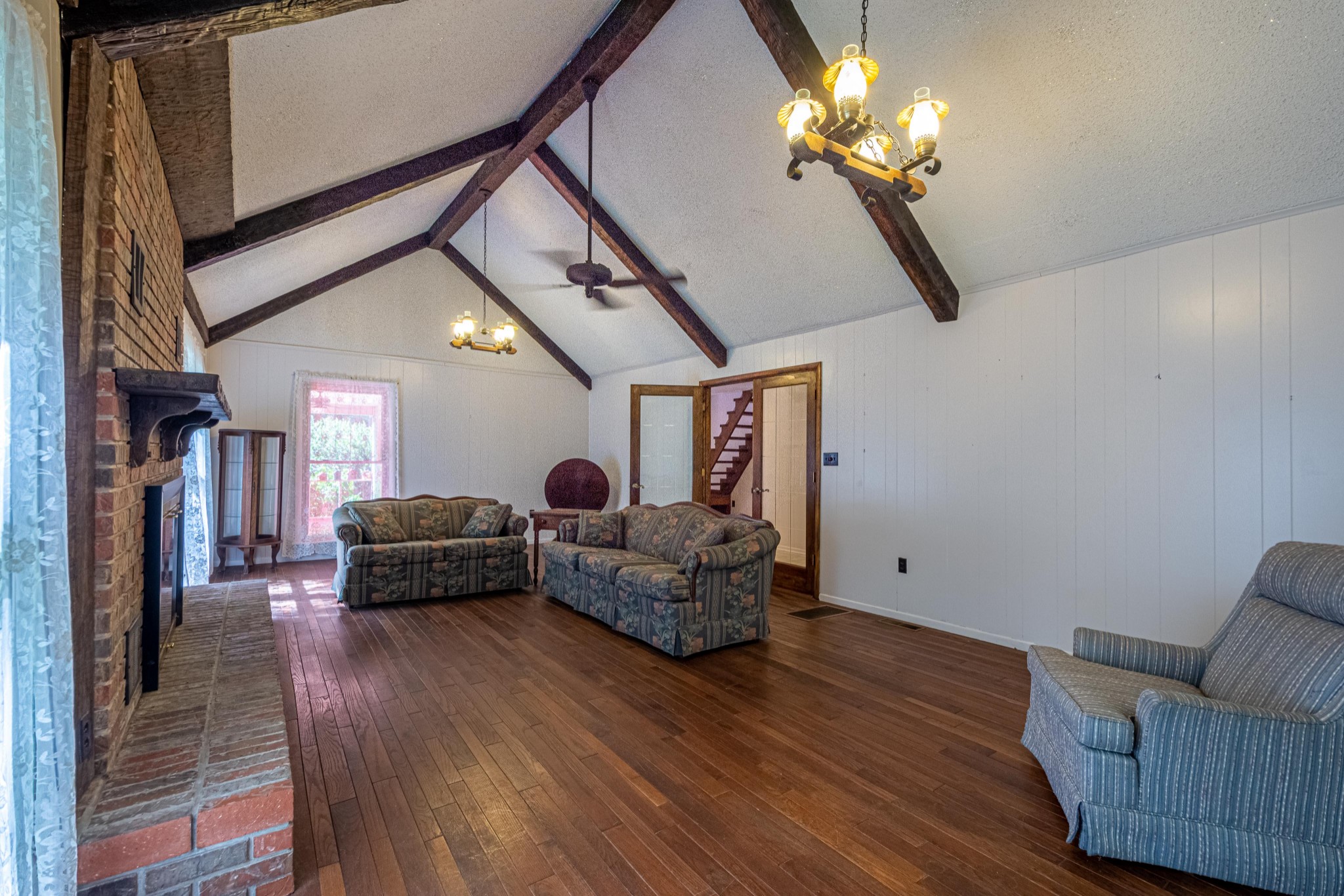 2842 Dog Branch Road Prospect, TN 38477 - Photo 7 of 50 a living room with furniture and a wooden floor
