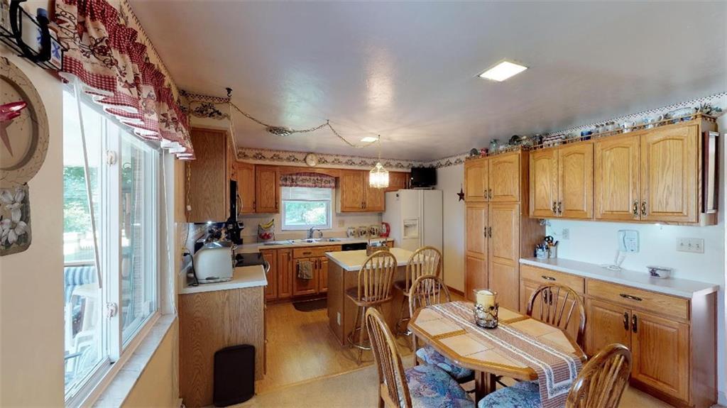 128 Cashdollar Road Mars, PA 16046 - Photo 13 of 24 Nicely Updated Kitchen has plenty of Cabinets and Counter Space to prepare those special Meals! All appliances are included and a Kitchen Island Too!