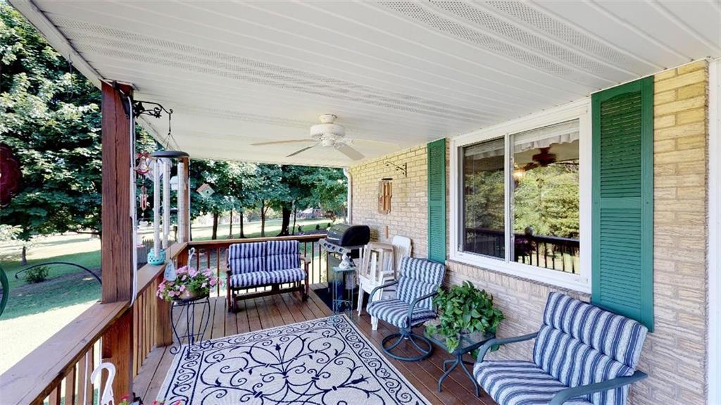 128 Cashdollar Road Mars, PA 16046 - Photo 3 of 24 Stunning Deck off Kitchen! Entertain or just sit and relax, watch the wildlife!