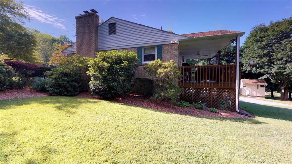 128 Cashdollar Road Mars, PA 16046 - Photo 4 of 24 Side View of Home! Stunning Landscaping!