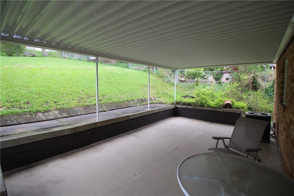 1331 Hamilton Road Castle Shannon, PA 15234 - Photo 16 of 17 Rear covered patio.
