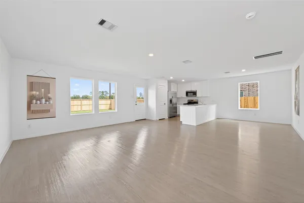 a view of an empty room