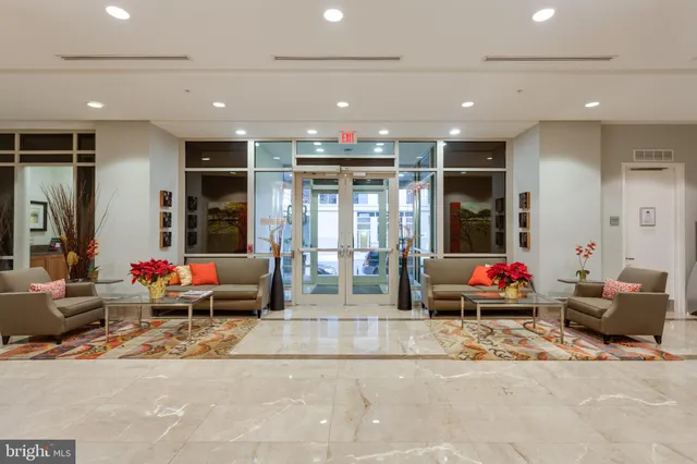 a front view of a building