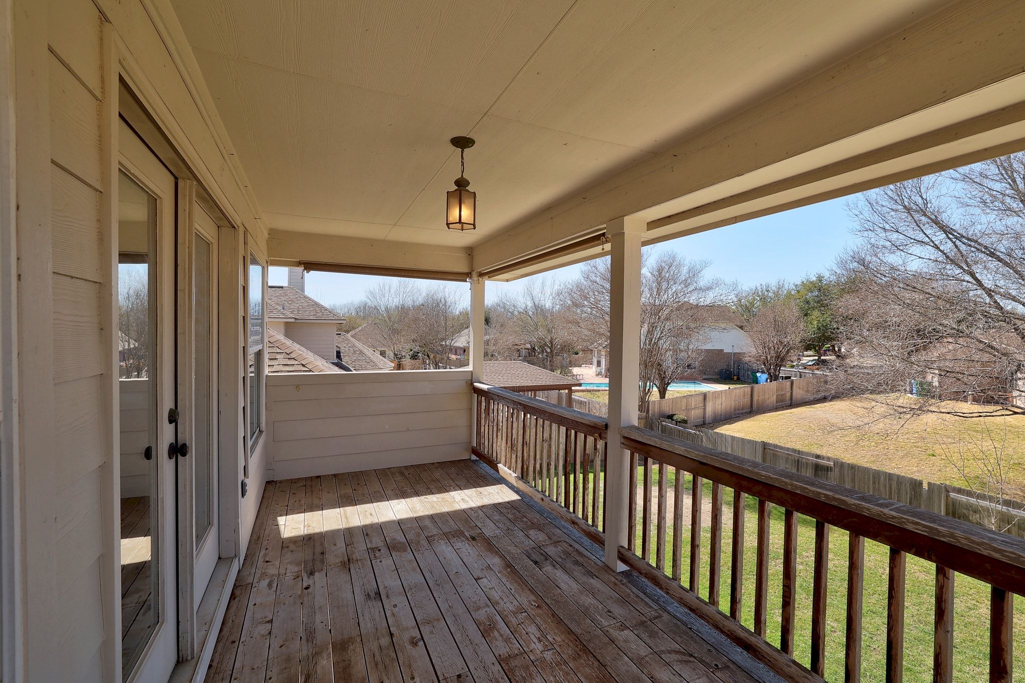 2307 Hayfield Square Pflugerville, TX 78660 - Photo 36 of 40 a view of a balcony with yard