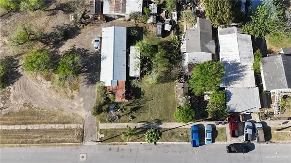 an outdoor space with patio area