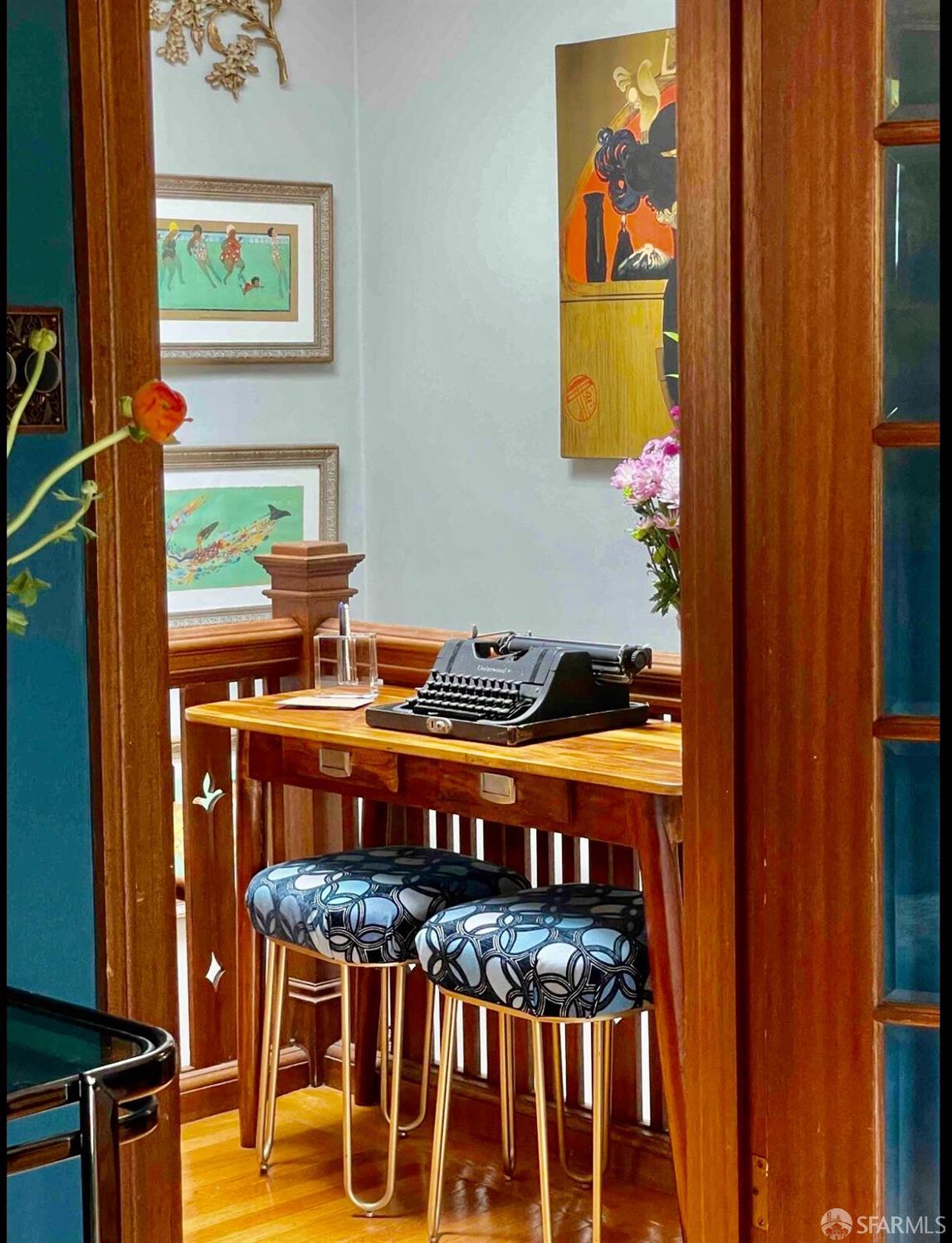3927 Clement Street San Francisco, CA 94121 - Photo 11 of 72 a view of a dining room with furniture wooden floor and a window