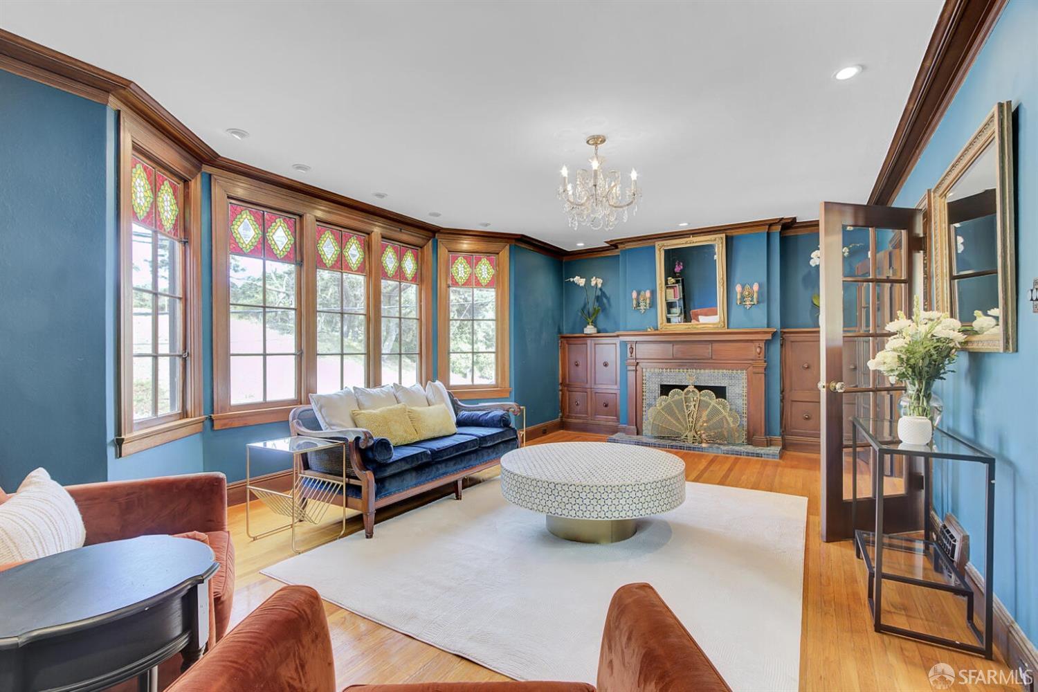 3927 Clement Street San Francisco, CA 94121 - Photo 15 of 72 a living room with furniture and a large window
