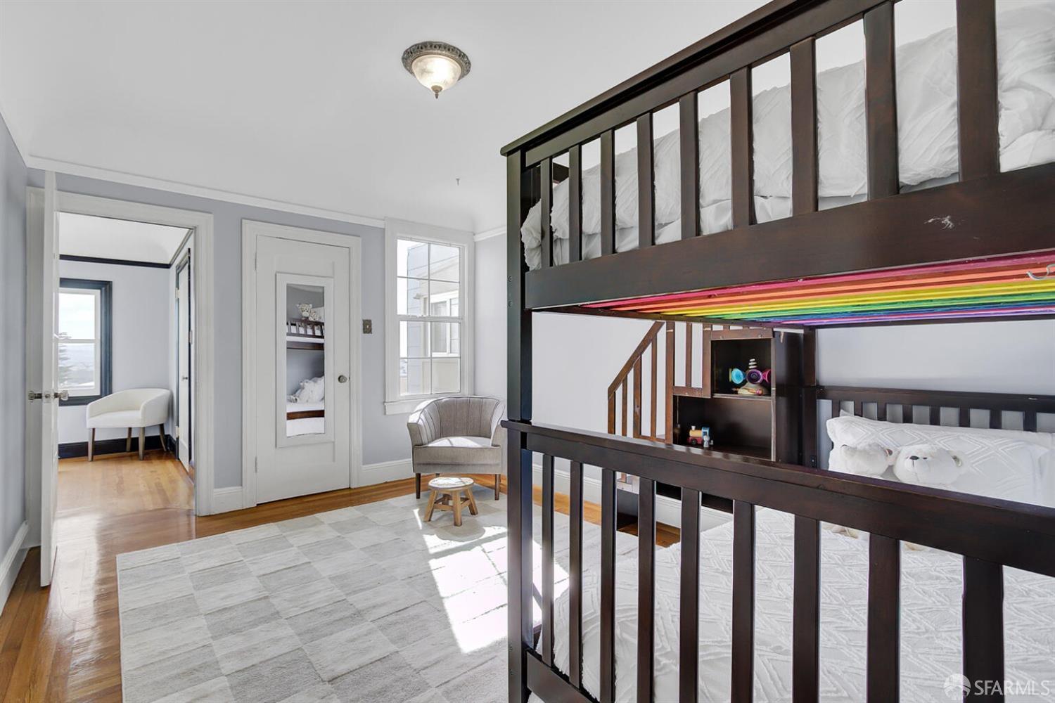 3927 Clement Street San Francisco, CA 94121 - Photo 39 of 72 a view of entryway livingroom and hall with wooden floor